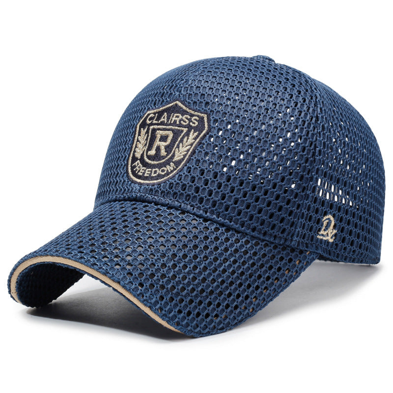 Men's mesh breathable baseball cap