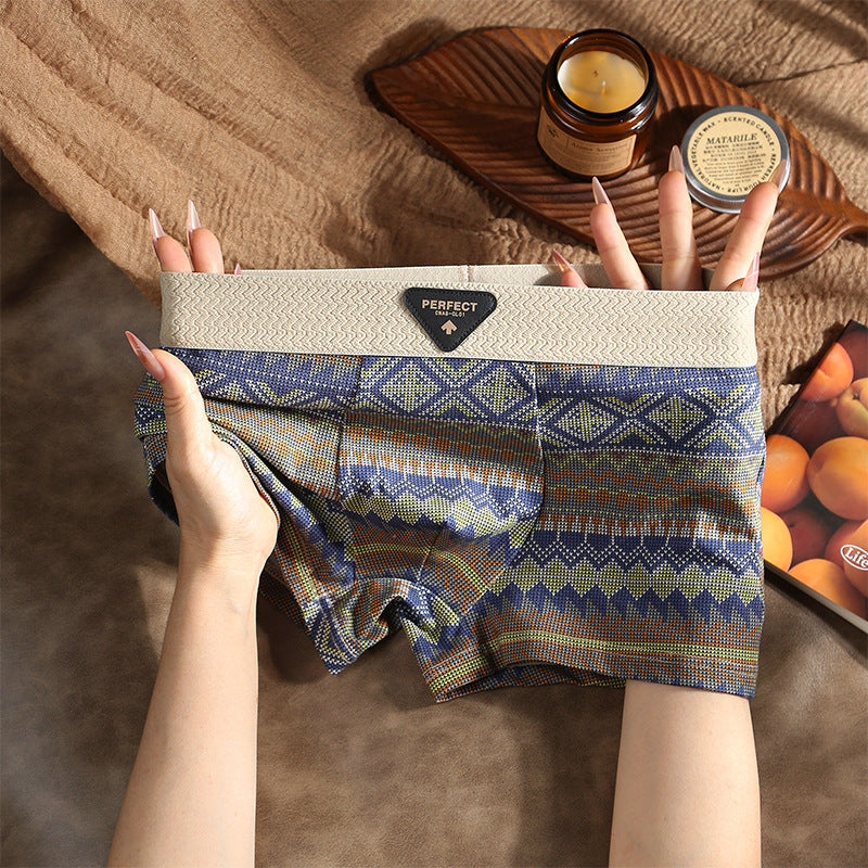 Printed Cotton Men's Underwear