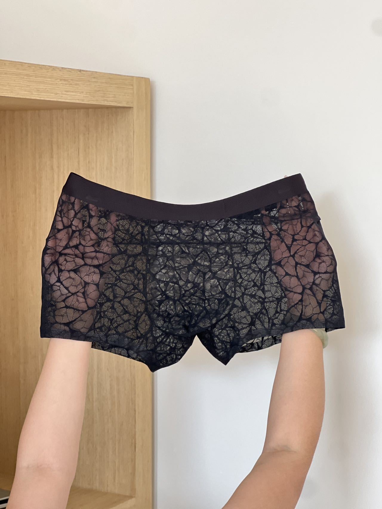 Men's Sexy Lace Boxer Briefs