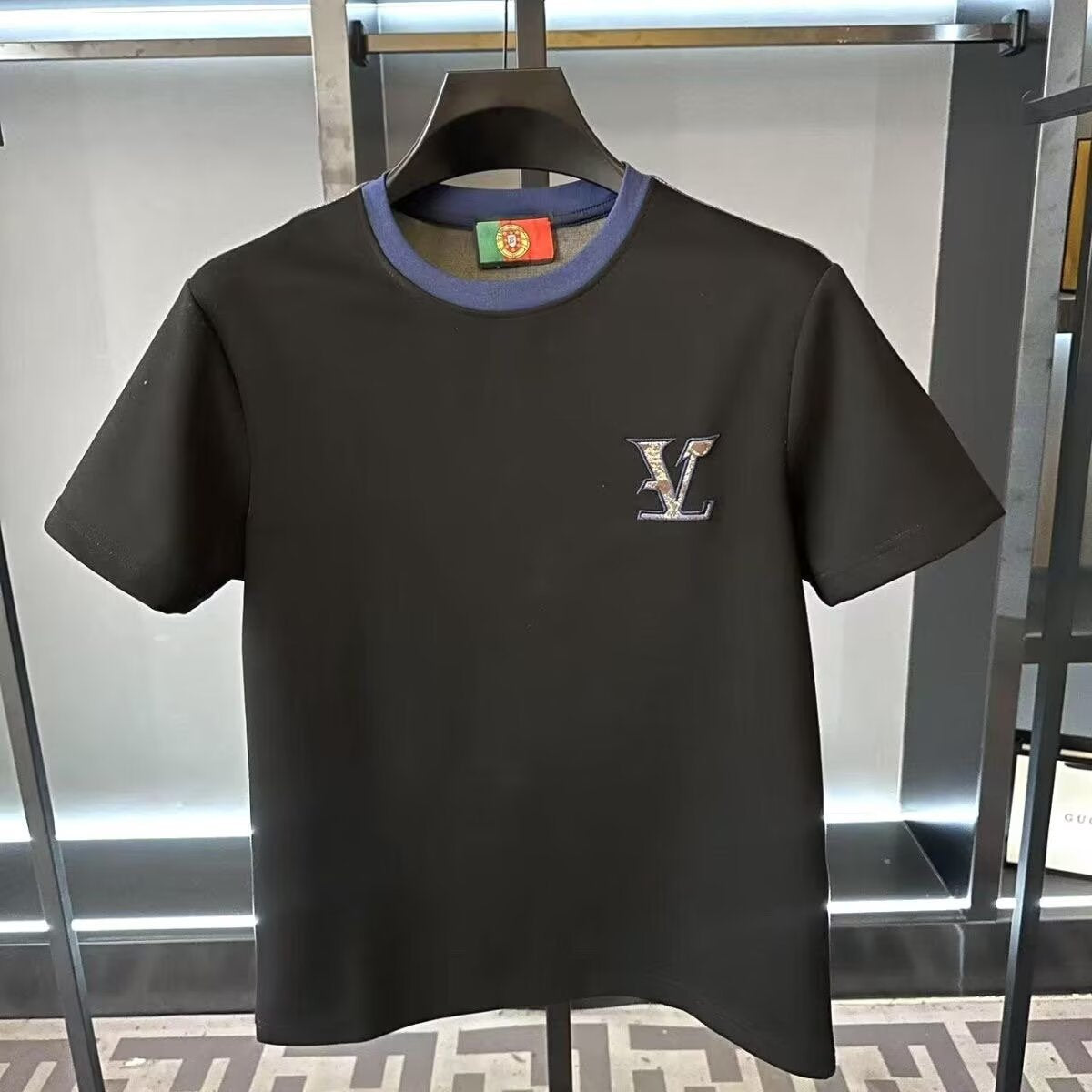 Men's Printed Short-Sleeve and Shorts Set