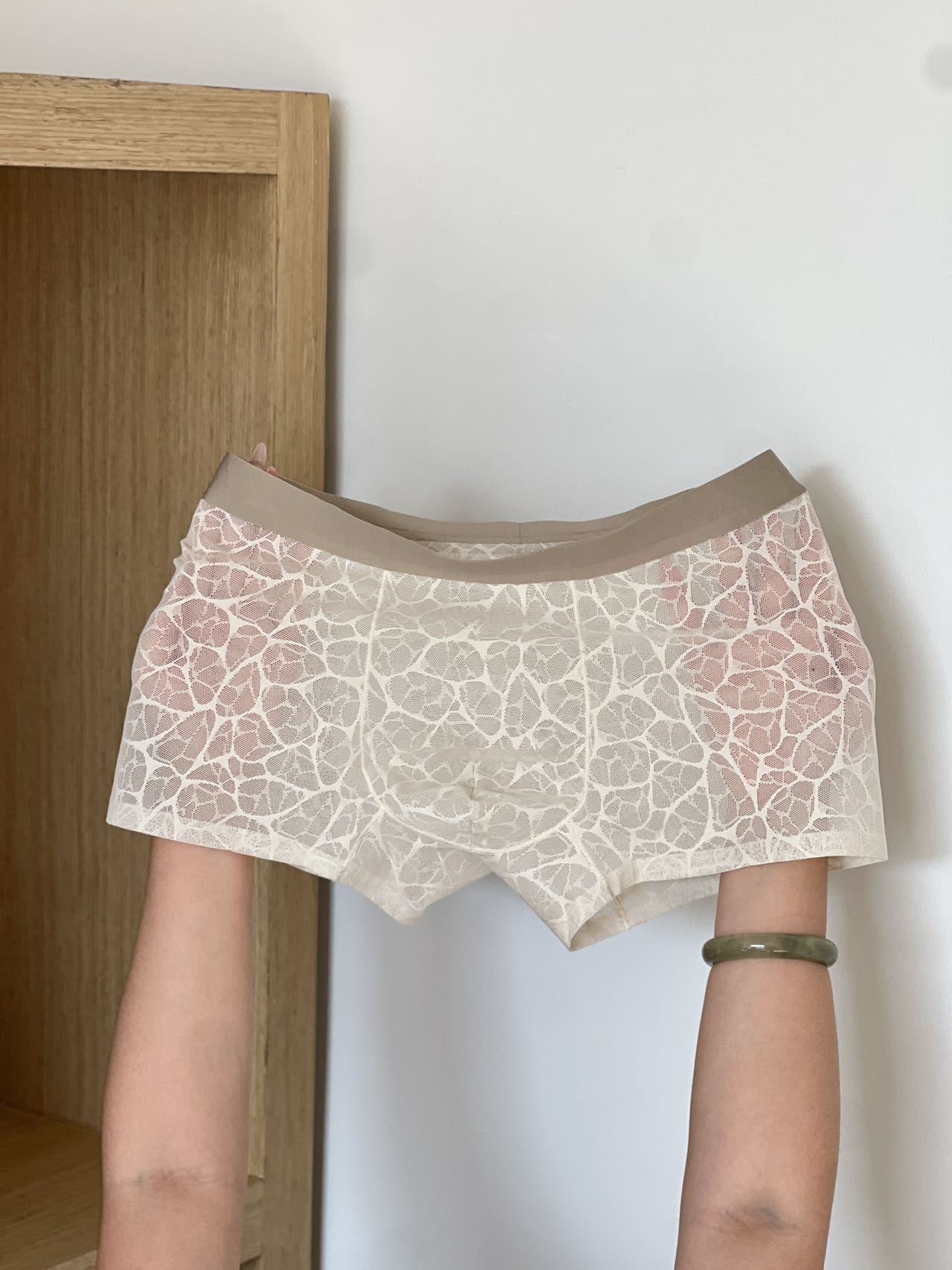 Men's Sexy Lace Boxer Briefs